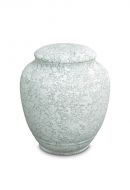 Mini cremation urn for ashes of porcelain 'Classica' - Marine water relief