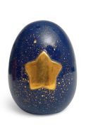 Handmade ceramic funeral urn 'Butterfly'