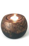 Handmade ceramic funeral urn 'Butterfly'