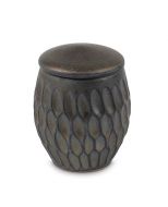 Keepsake urn of ceramic - Golden Lila