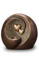 Candle holder companion urn 'Eternal Engagement'