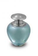 Cremation ashes keepsake urn 'Satori' | blue