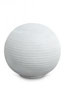 Keepsake urn of porcelain 'Sfera' - Ice