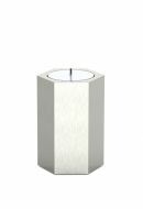 Stainless steel urn candle six-angle
