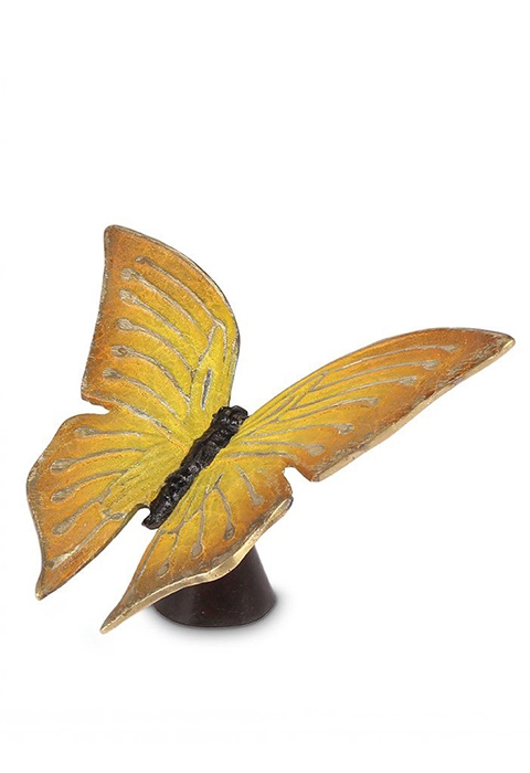 Liliane Memorials Urna Farfalla In Alluminio – Grande, Capacità 200 Pollici Cubi, Altezza 26 Cm
