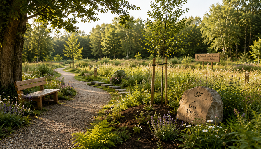 A Gentle Guide to Green Burials: Natural Burial, Biodegradable Urns and Scattering Tubes